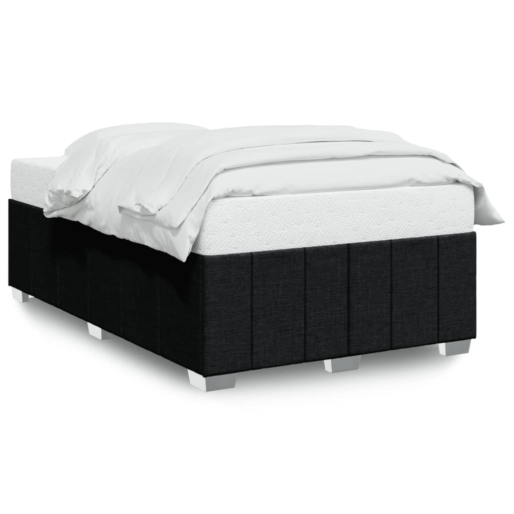sengeramme uden madras 120x190 cm stof sort