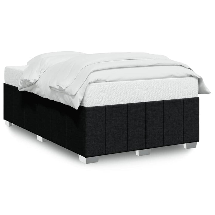 sengeramme uden madras 120x190 cm stof sort