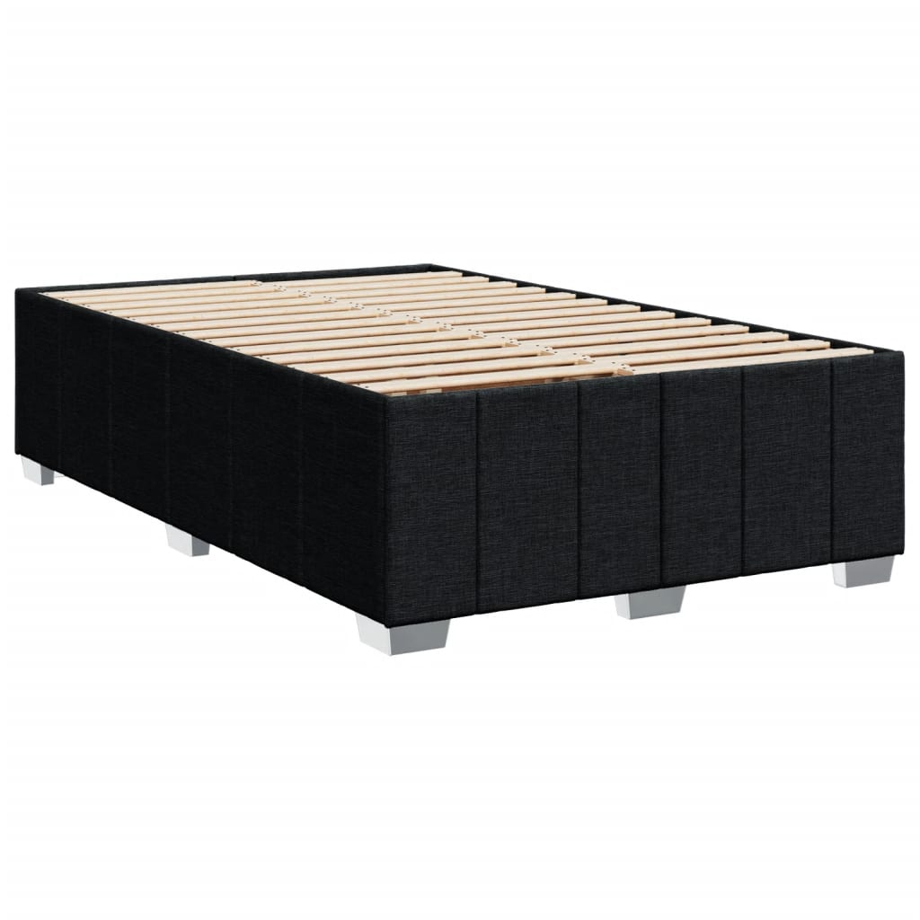 sengeramme uden madras 120x190 cm stof sort