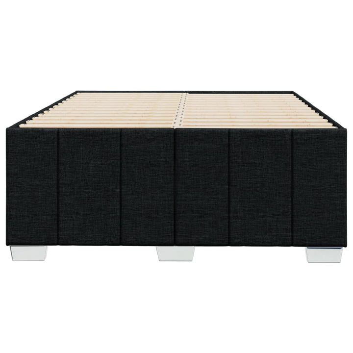 sengeramme uden madras 120x190 cm stof sort