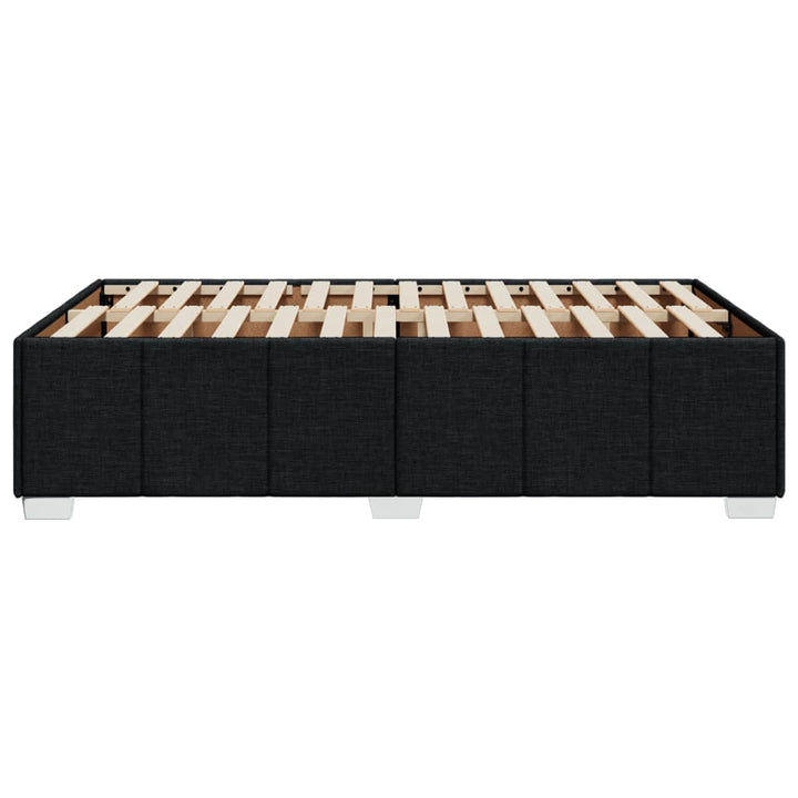 sengeramme uden madras 120x190 cm stof sort
