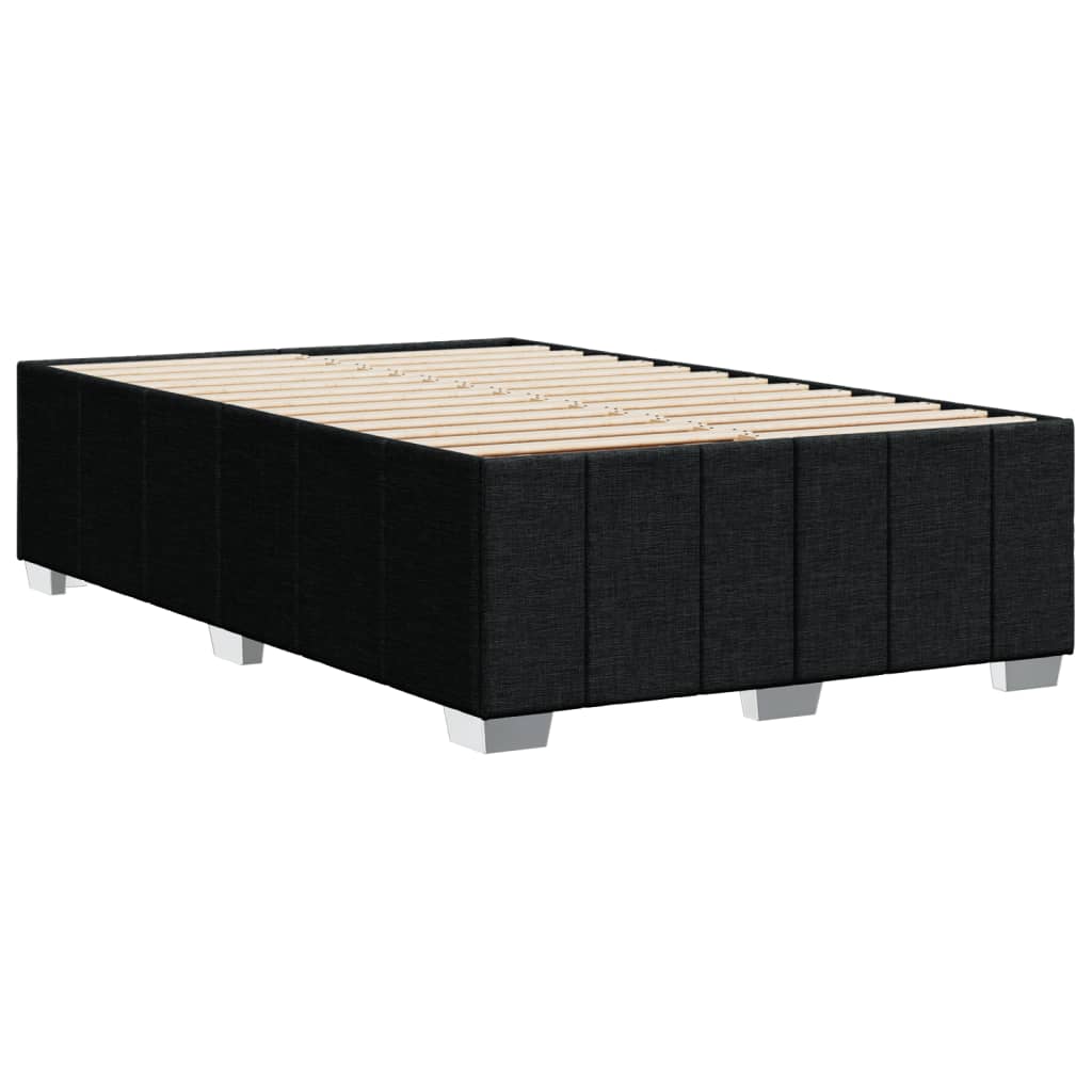 sengeramme uden madras 120x190 cm stof sort