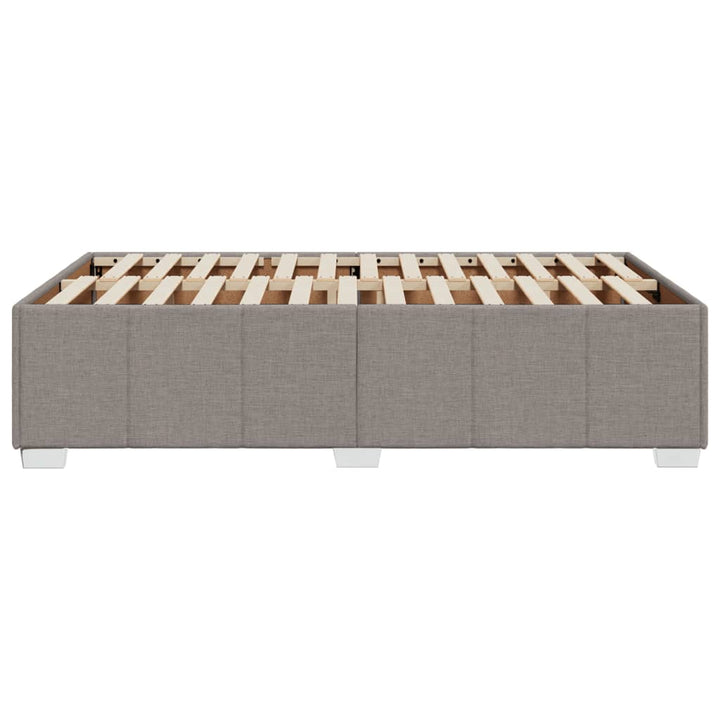 sengeramme uden madras 120x190 cm stof gråbrun