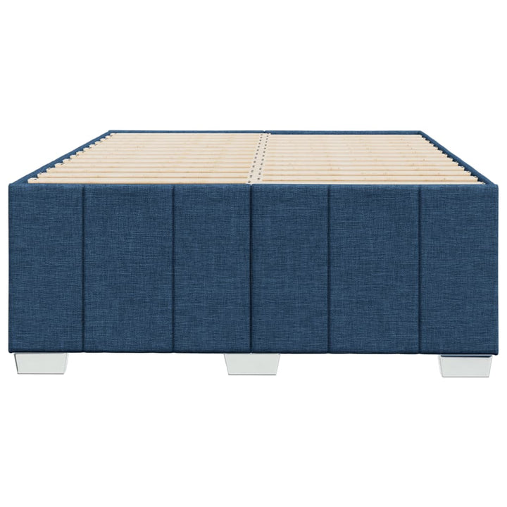 sengeramme uden madras 120x190 cm stof blå