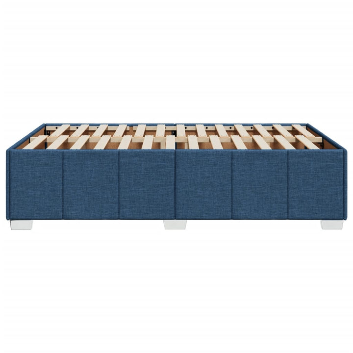 sengeramme uden madras 120x190 cm stof blå