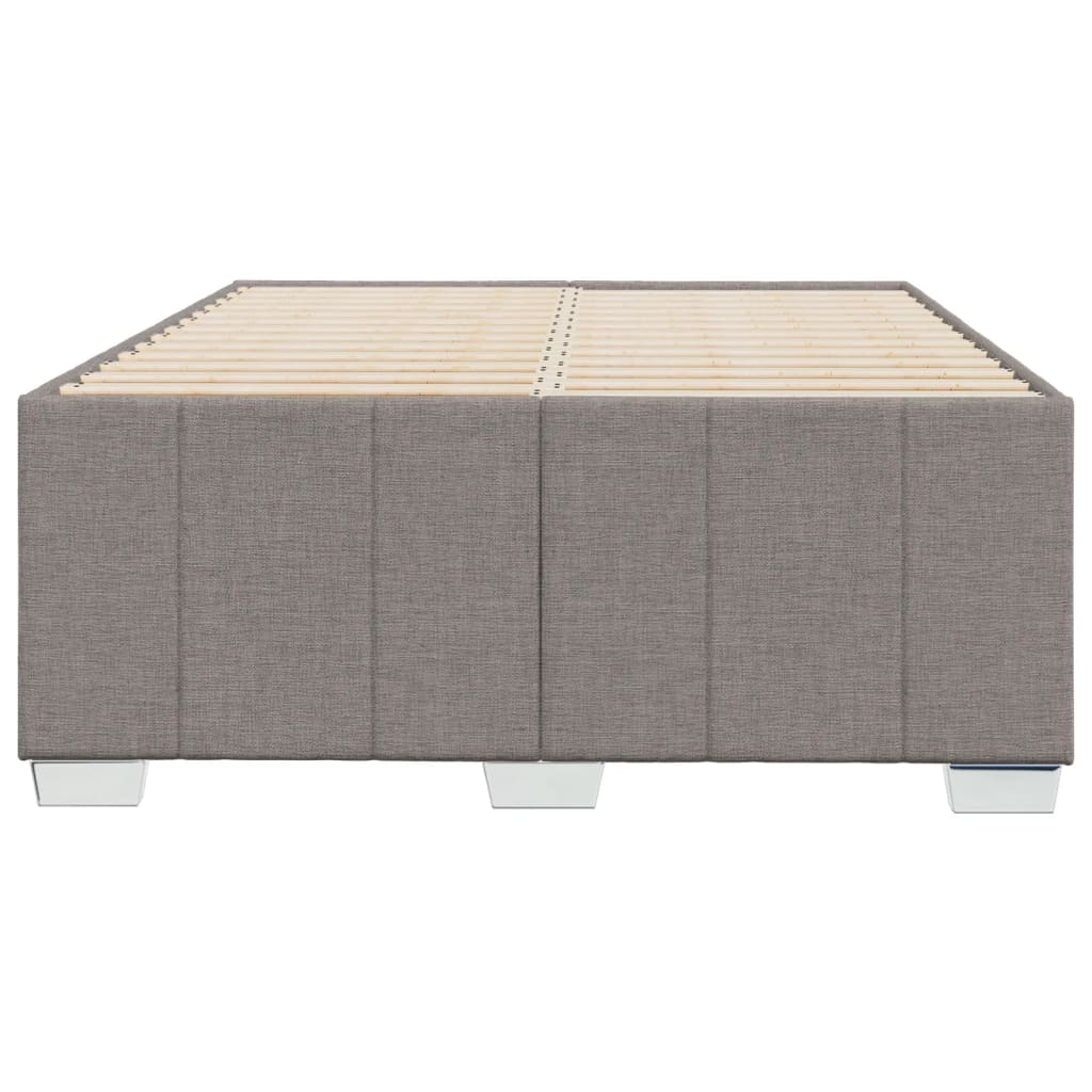 Sengeramme uden madras Taupe 120x200 cm Stof