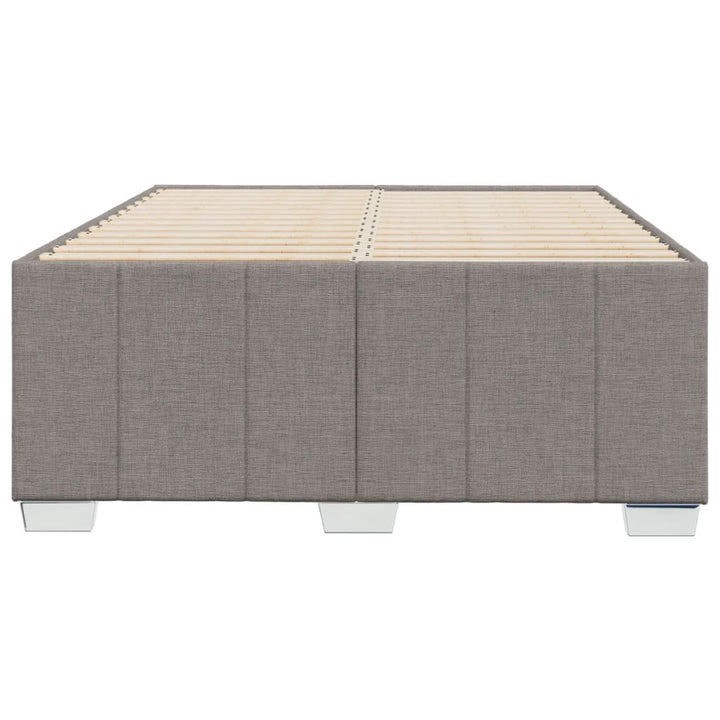 Sengeramme uden madras Taupe 120x200 cm Stof