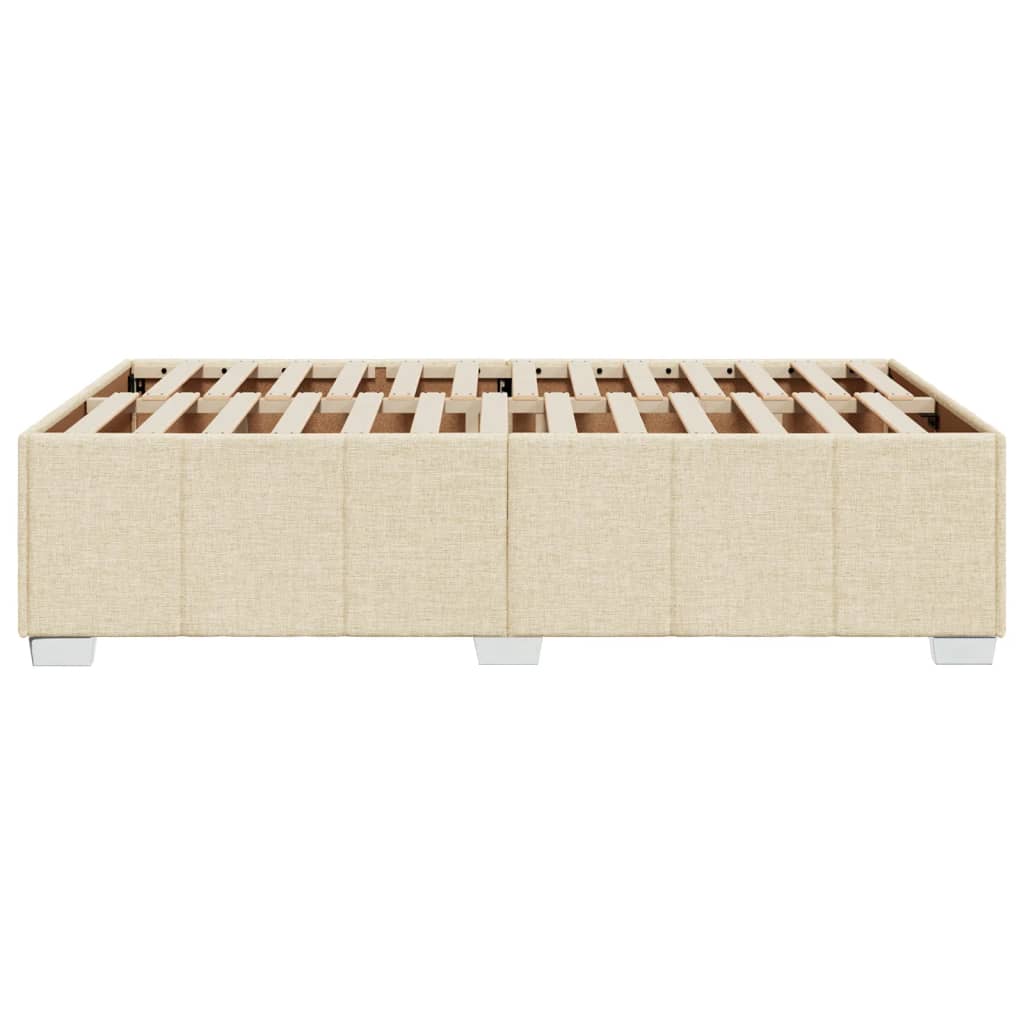 Sengeramme uden madras Creme 120x200 cm Stof