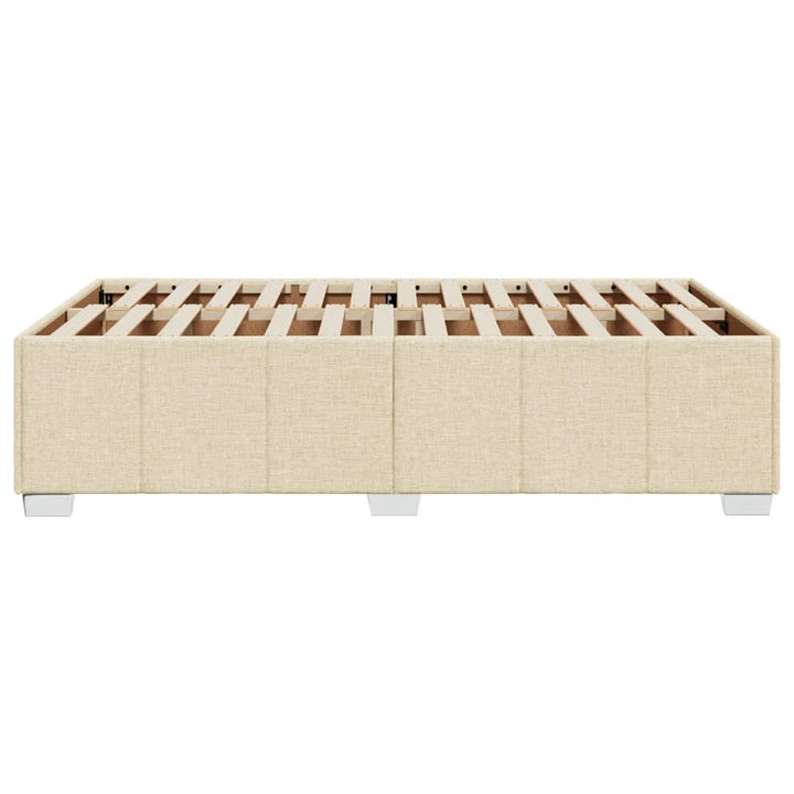 Sengeramme uden madras Creme 120x200 cm Stof