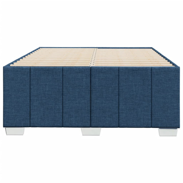 sengeramme uden madras 120x200 cm stof blå