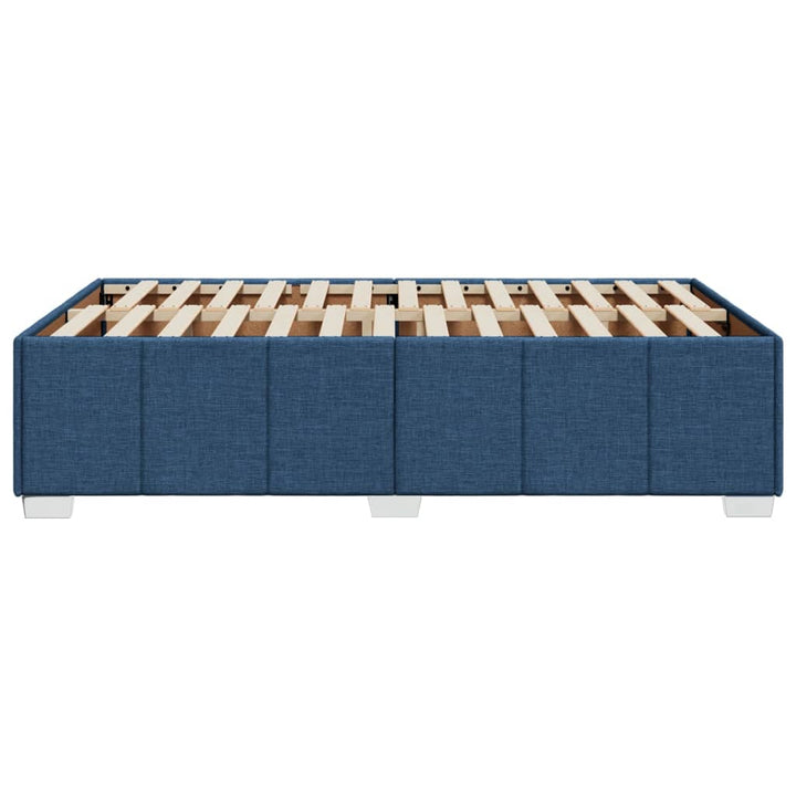 sengeramme uden madras 120x200 cm stof blå