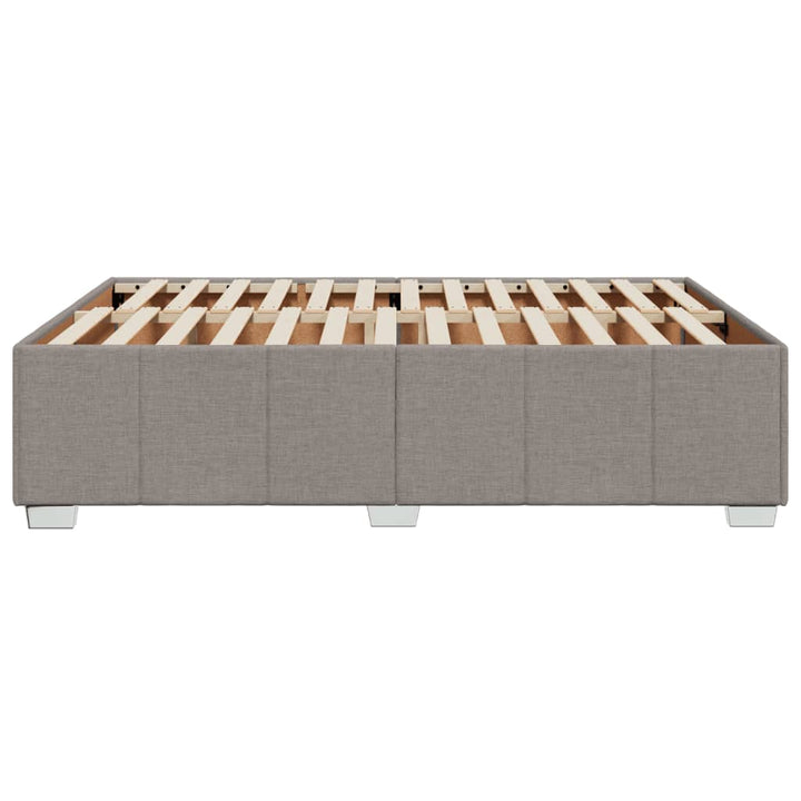 sengeramme uden madras 140x190 cm stof gråbrun