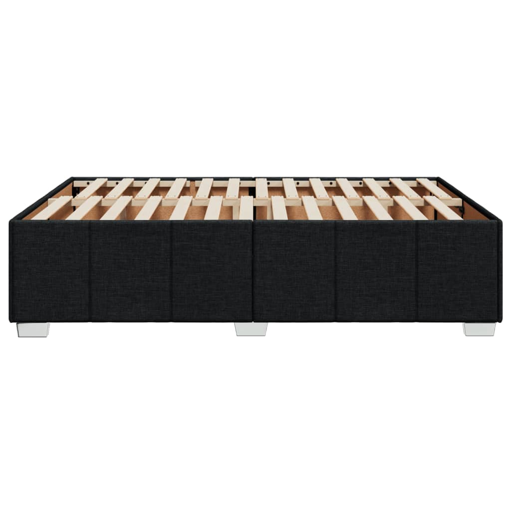 sengeramme uden madras 140x200 cm stof sort