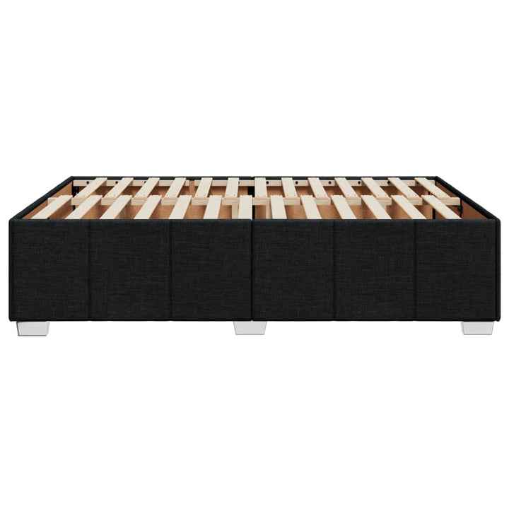 sengeramme uden madras 140x200 cm stof sort