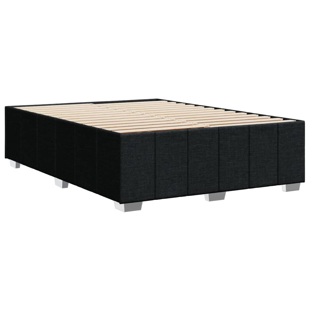 sengeramme uden madras 140x200 cm stof sort
