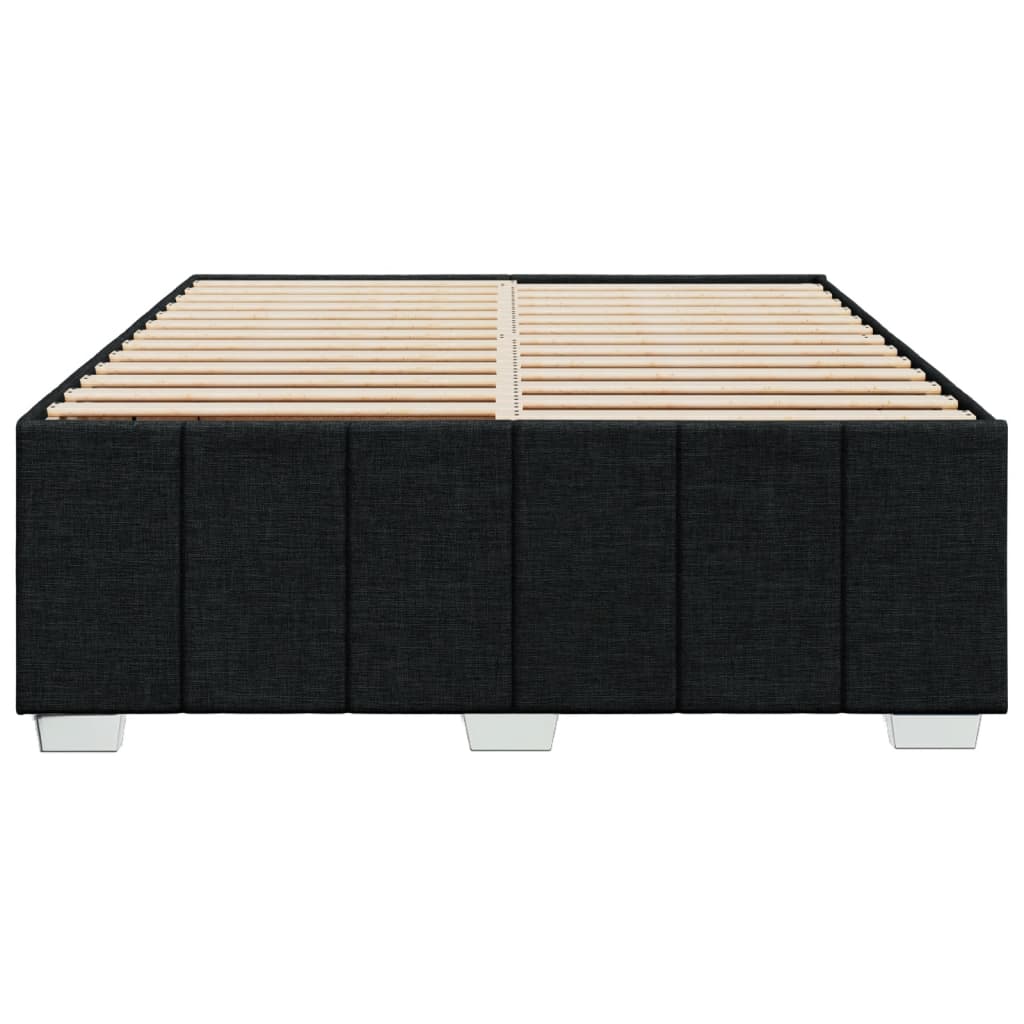 sengeramme uden madras 160x200 cm stof sort