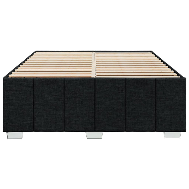 sengeramme uden madras 160x200 cm stof sort