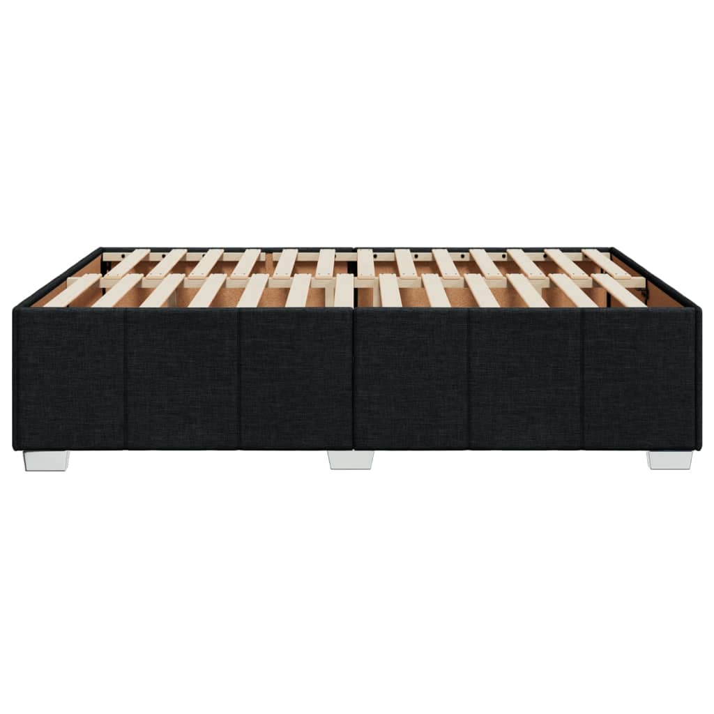 sengeramme uden madras 160x200 cm stof sort