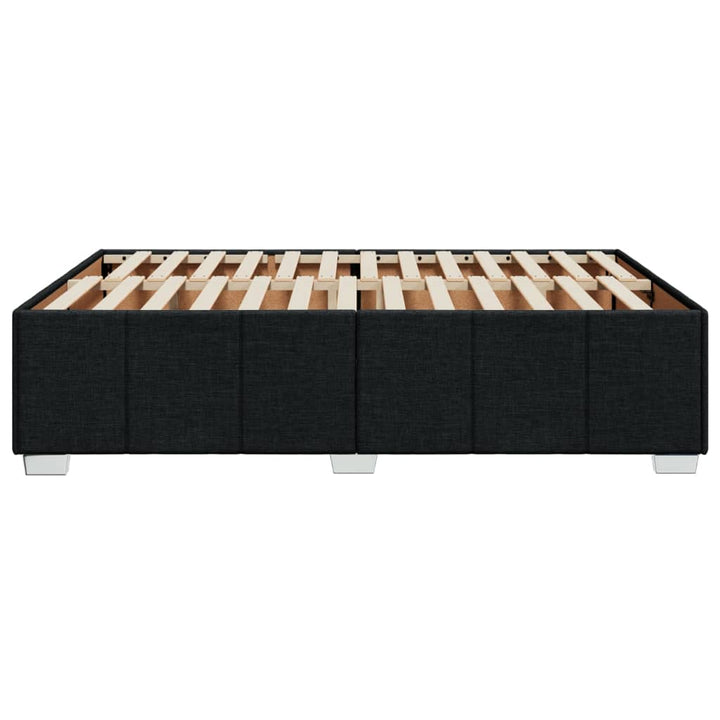 sengeramme uden madras 160x200 cm stof sort