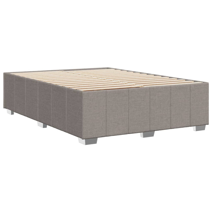 sengeramme uden madras 160x200 cm stof gråbrun