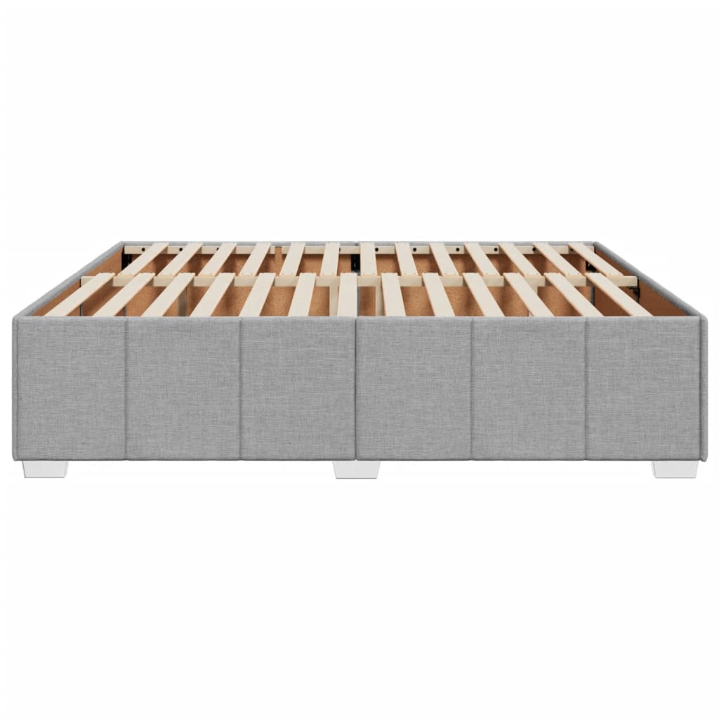 sengeramme uden madras 180x200 cm stof lysegrå