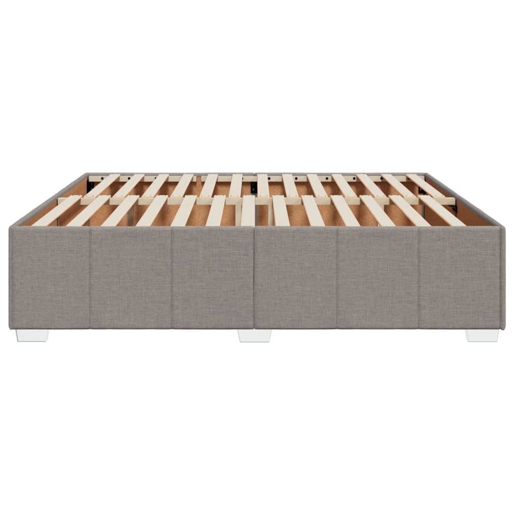sengeramme uden madras 180x200 cm stof gråbrun