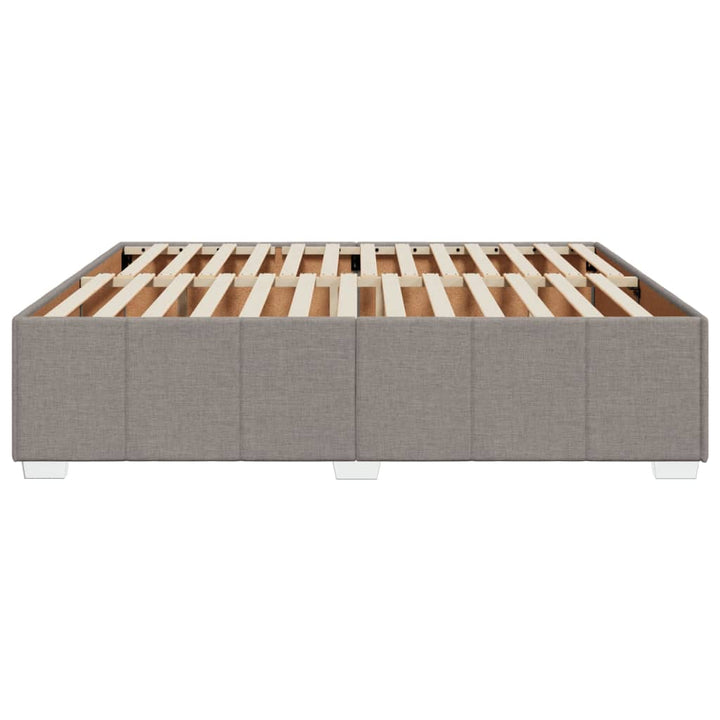 sengeramme uden madras 180x200 cm stof gråbrun
