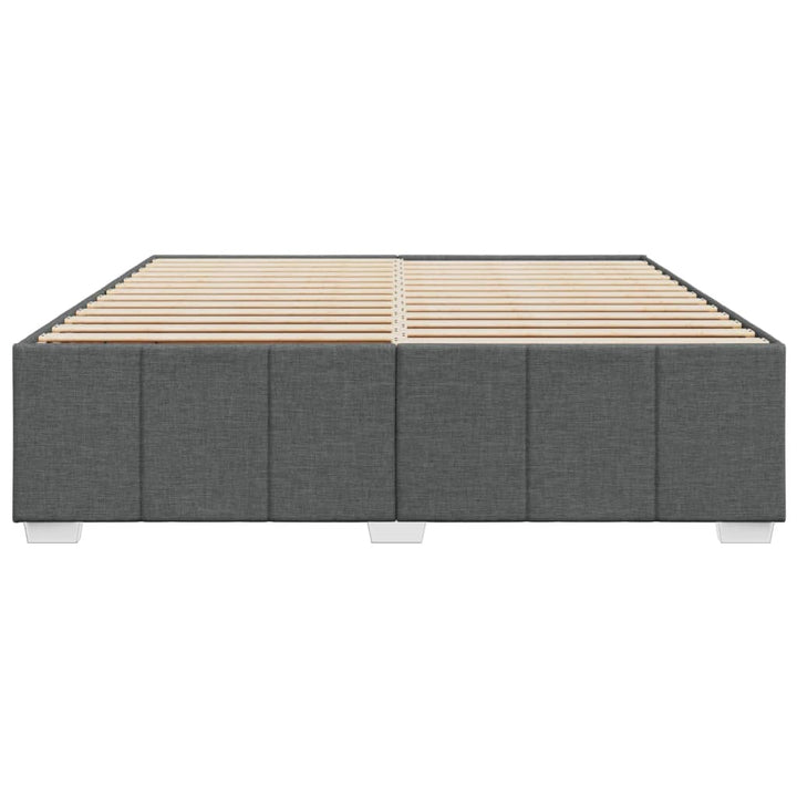 sengeramme uden madras 200x200 cm stof mørkegrå