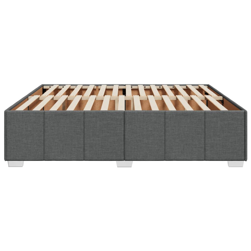 sengeramme uden madras 200x200 cm stof mørkegrå