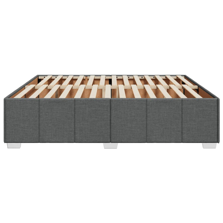 sengeramme uden madras 200x200 cm stof mørkegrå