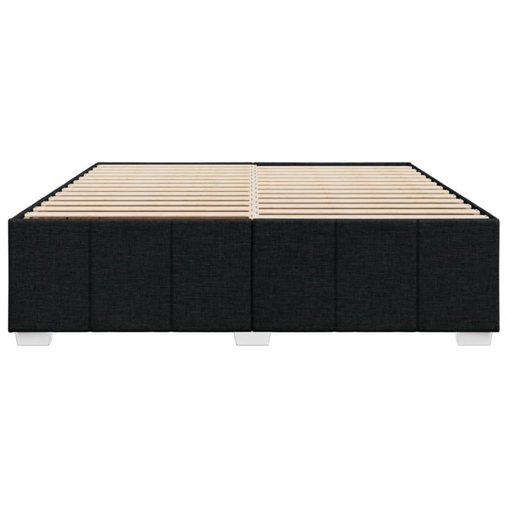 sengeramme uden madras 200x200 cm stof sort