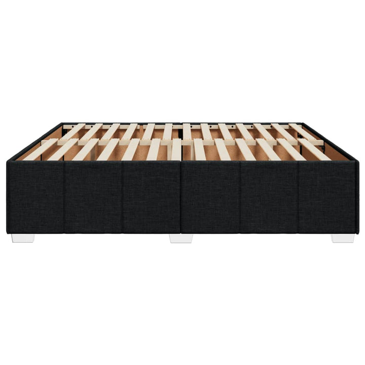 sengeramme uden madras 200x200 cm stof sort