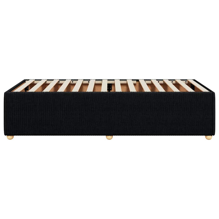 sengeramme uden madras 80x200 cm stof sort