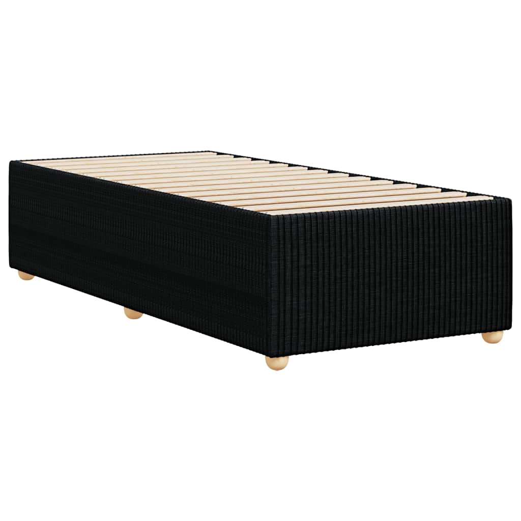 sengeramme uden madras 80x200 cm stof sort