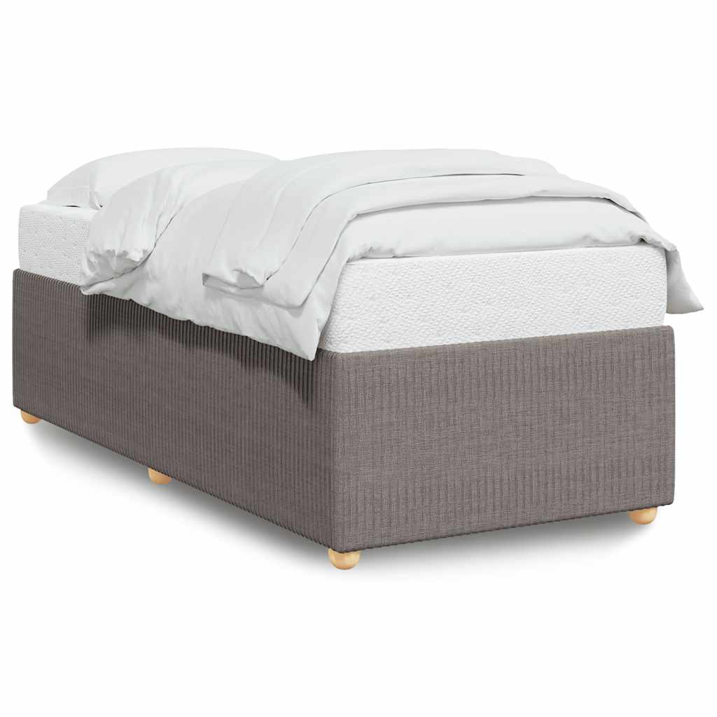 sengeramme uden madras 80x200 cm stof gråbrun