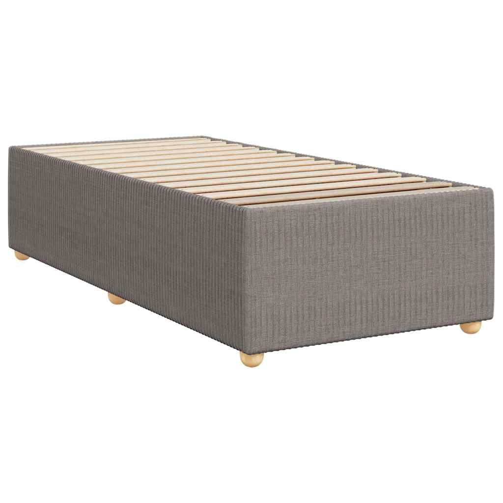sengeramme uden madras 80x200 cm stof gråbrun