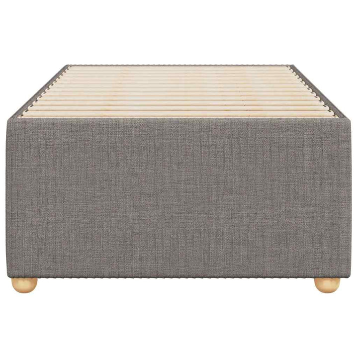 sengeramme uden madras 80x200 cm stof gråbrun