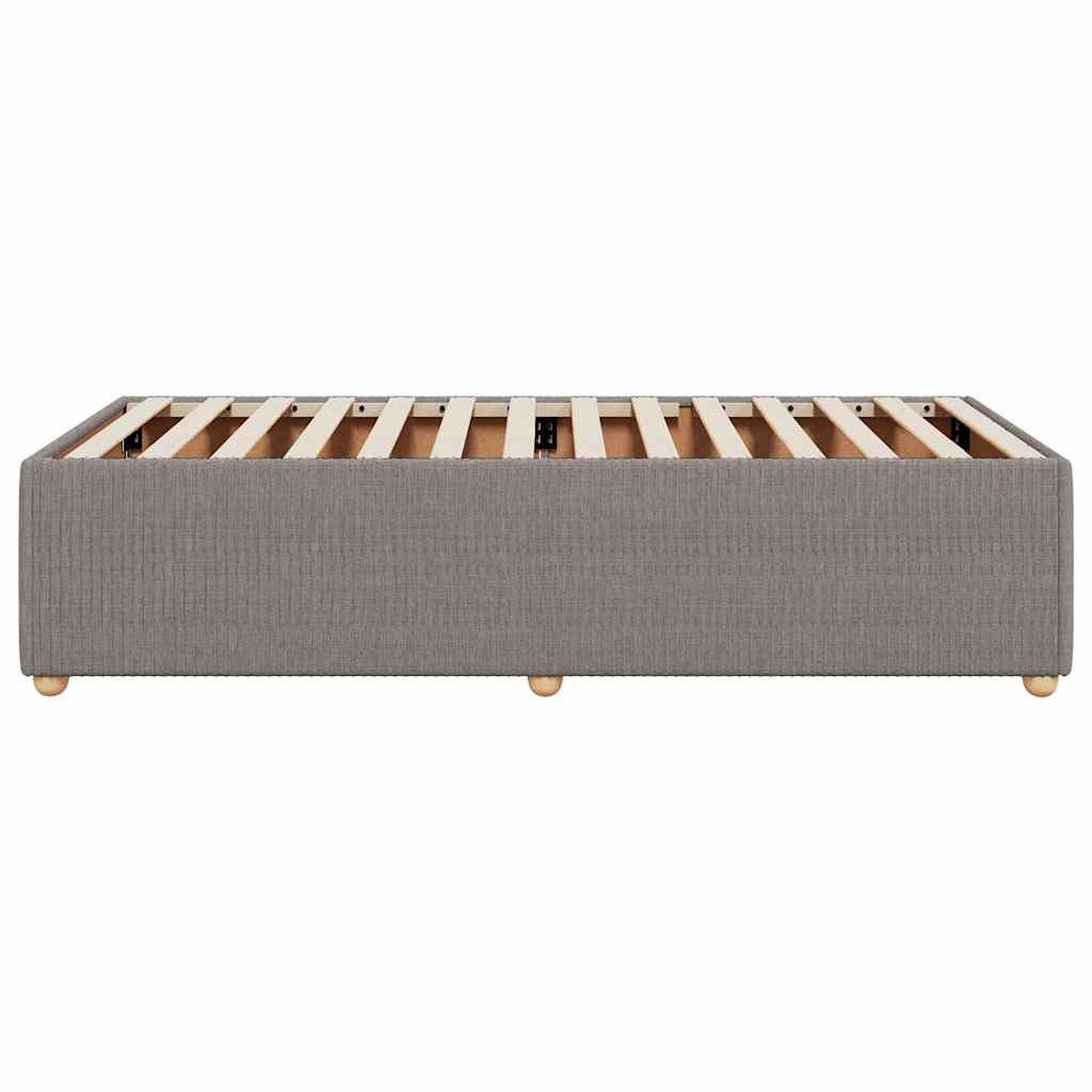 sengeramme uden madras 80x200 cm stof gråbrun