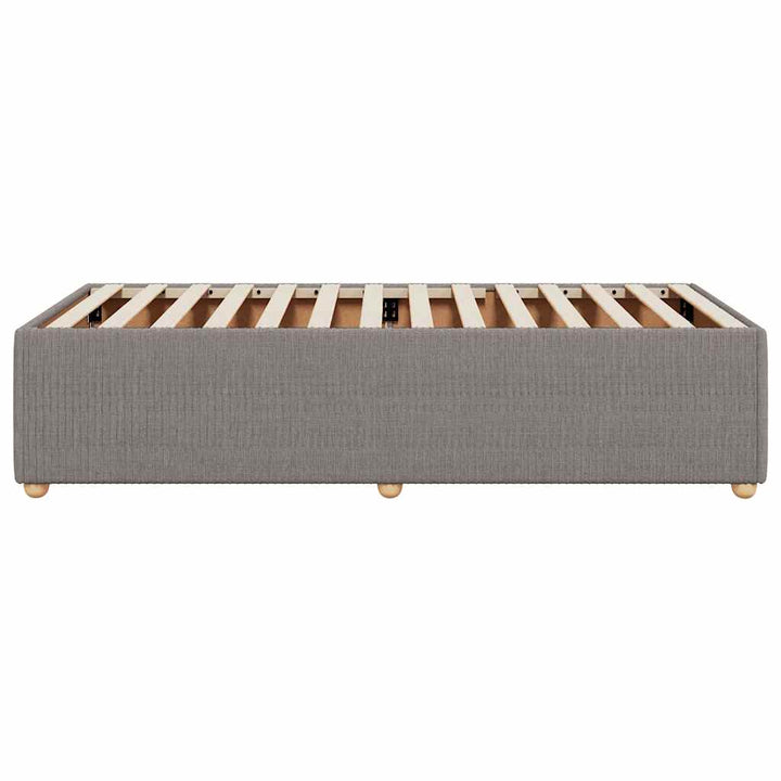 sengeramme uden madras 80x200 cm stof gråbrun