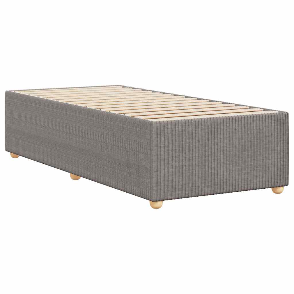 sengeramme uden madras 80x200 cm stof gråbrun