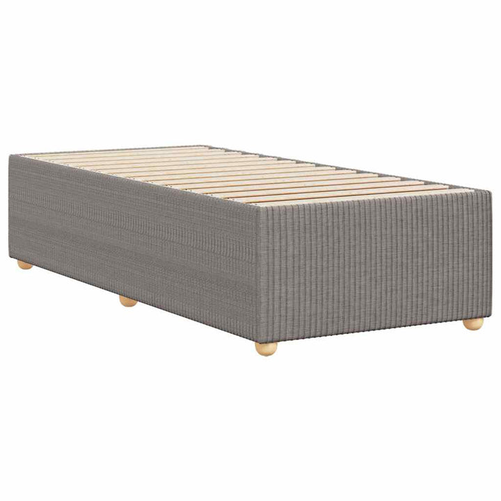 sengeramme uden madras 80x200 cm stof gråbrun