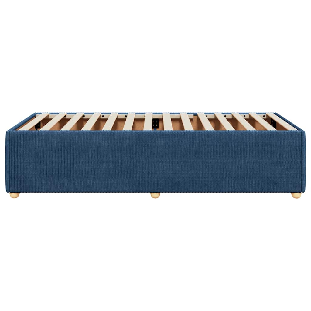 sengeramme uden madras 80x200 cm stof blå