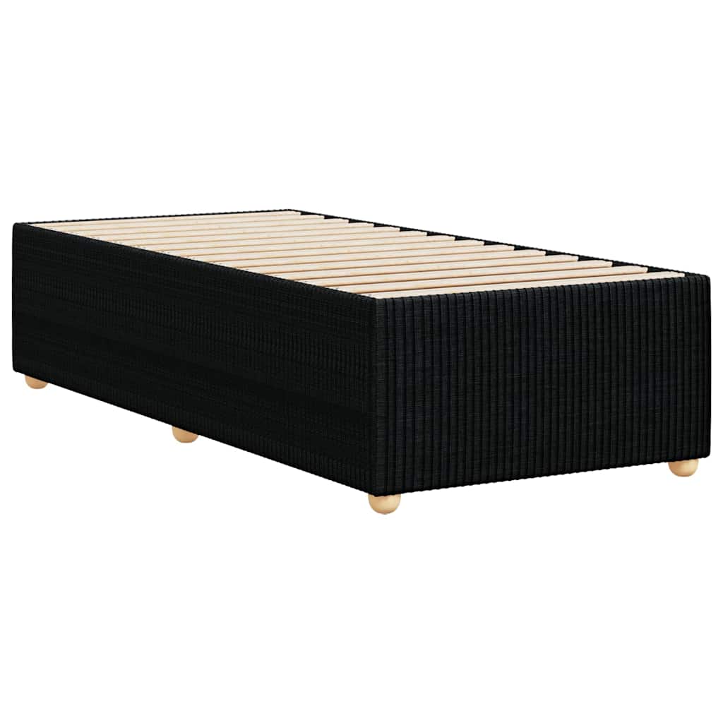 sengeramme uden madras 90x200 cm stof sort