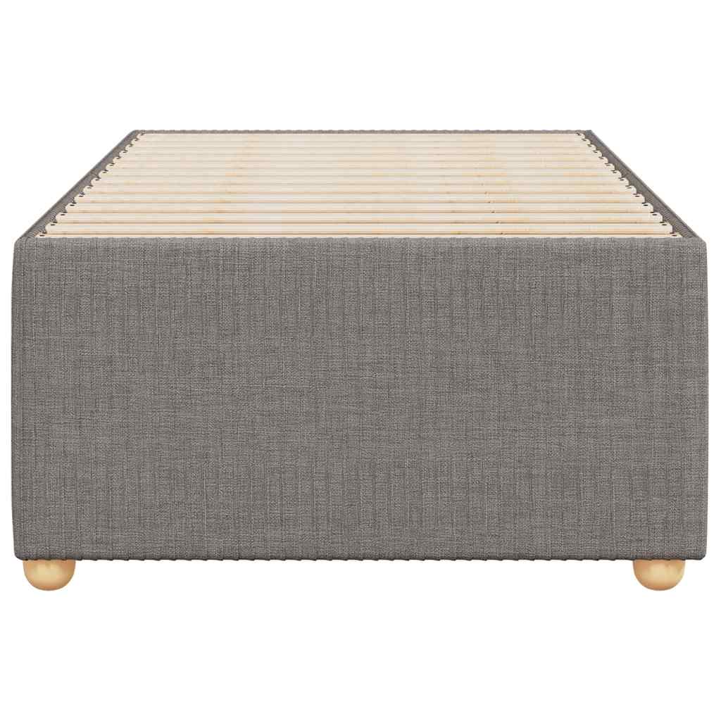 sengeramme uden madras 90x200 cm stof gråbrun