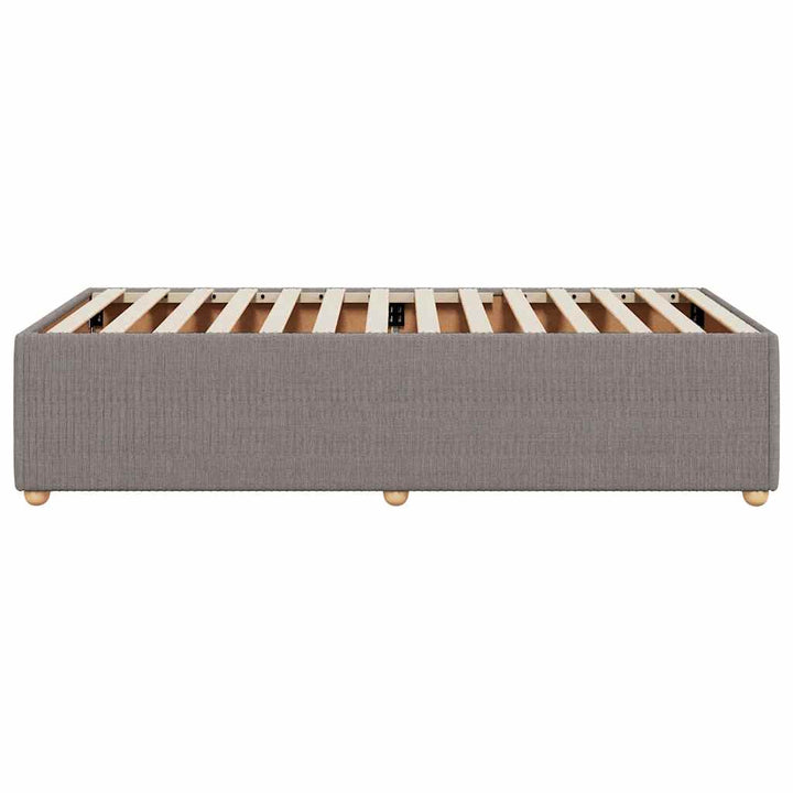 sengeramme uden madras 90x200 cm stof gråbrun