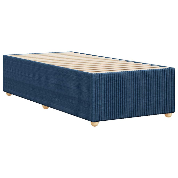 sengeramme uden madras 90x200 cm stof blå