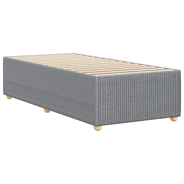Sengeramme uden madras Lysegrå 100x200 cm Stof