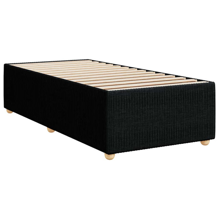 Sengeramme uden madras Sort 100x200 cm Stof