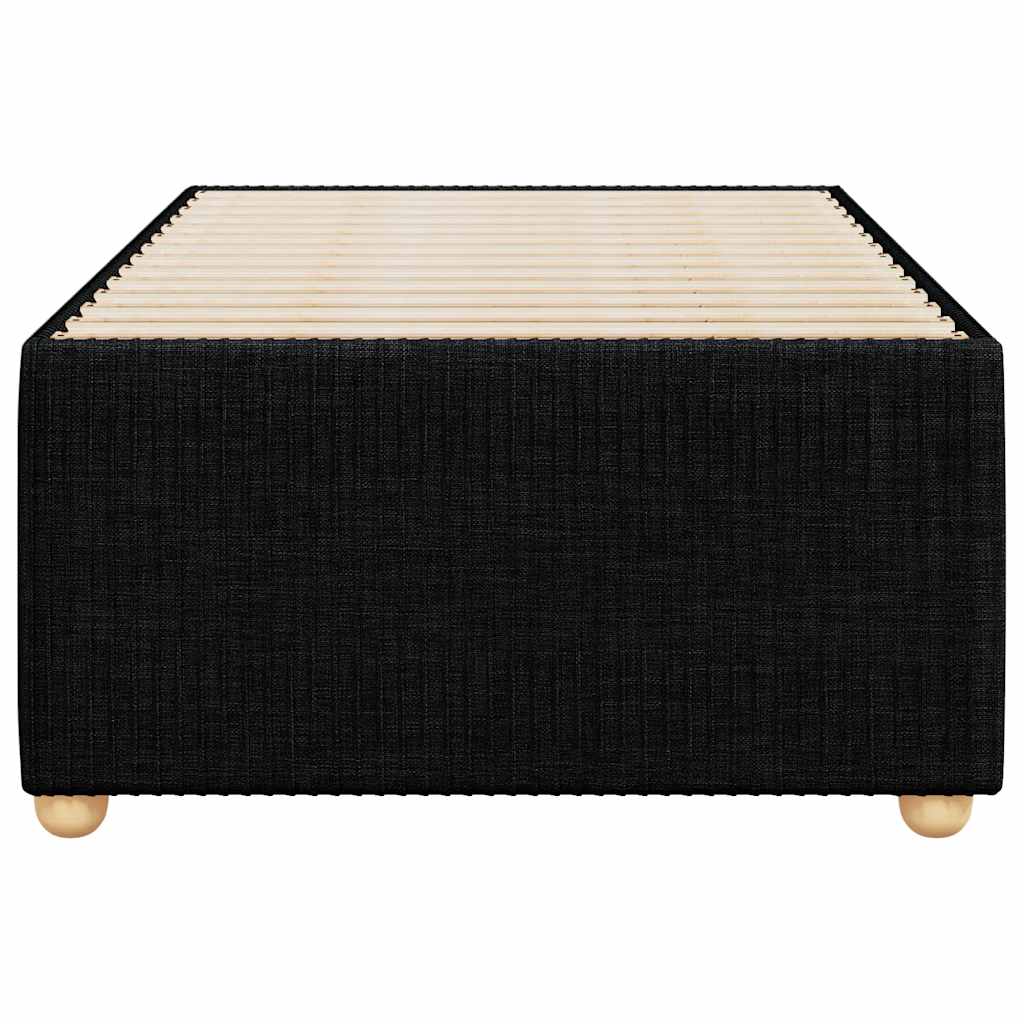 Sengeramme uden madras Sort 100x200 cm Stof