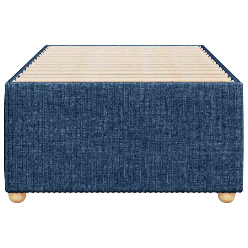 sengeramme uden madras 100x200 cm stof blå